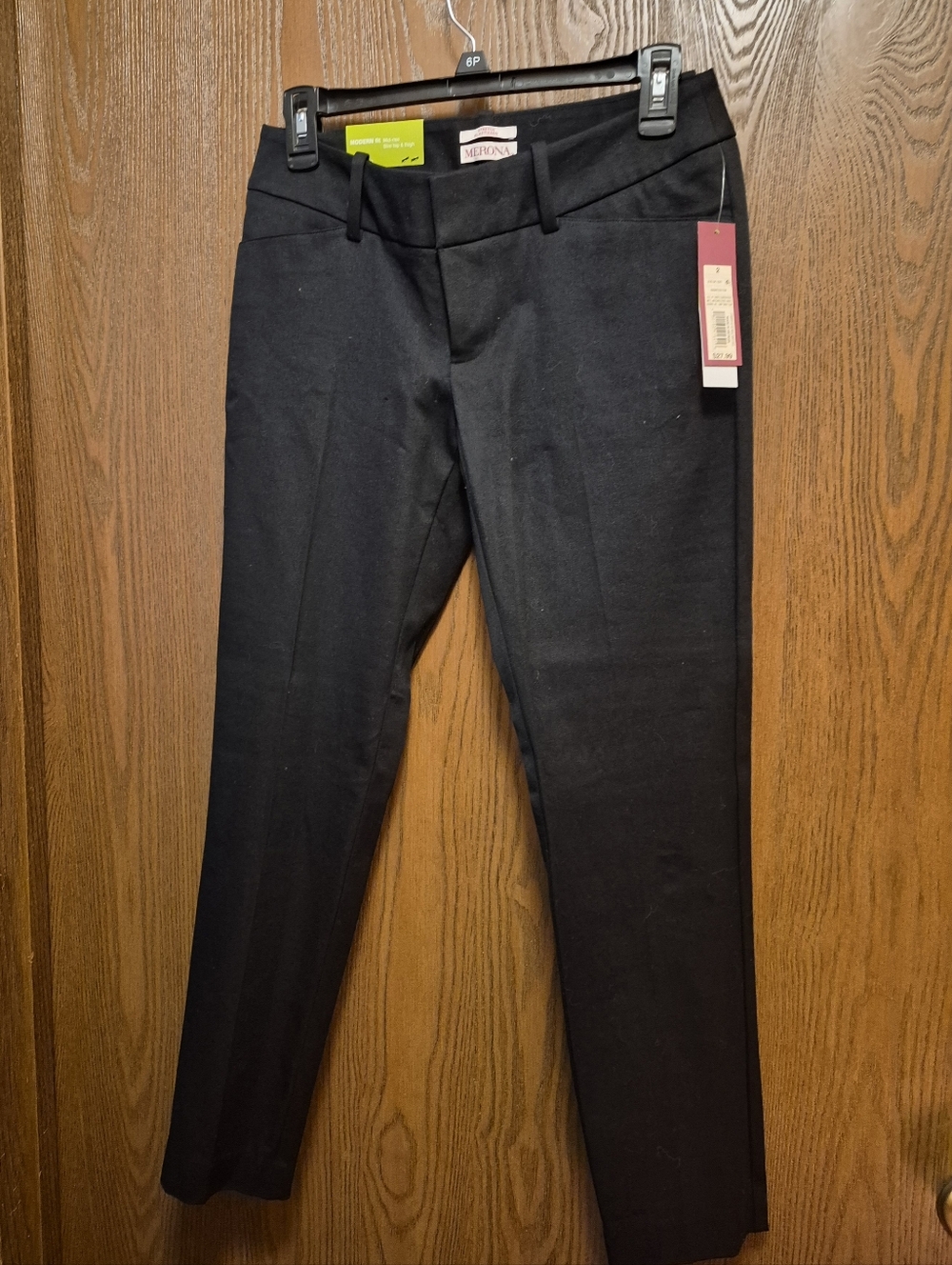 NWT Merona Black Modern Fit Ankle Pants Size 2